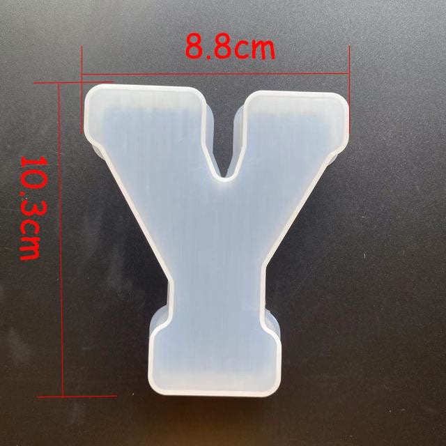 Alphabet Letter Silicone Mould for Epoxy Resin