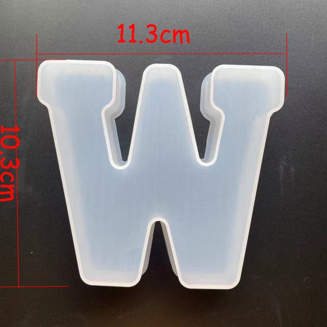 Alphabet Letter Silicone Mould for Epoxy Resin