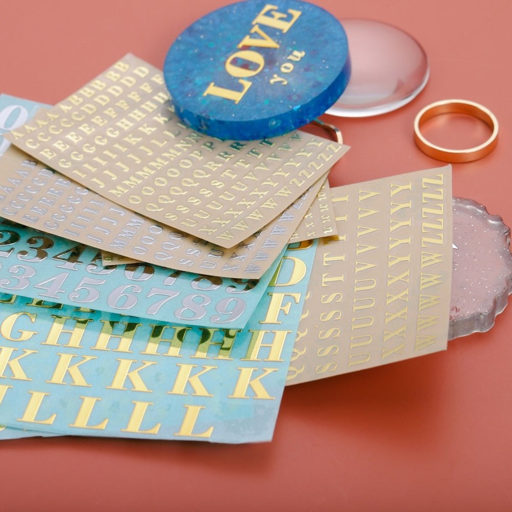 Alphabet and Numbers Stickers – Craft Outlet Australia