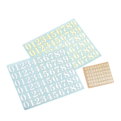 Alphabet and Numbers Stickers Resin