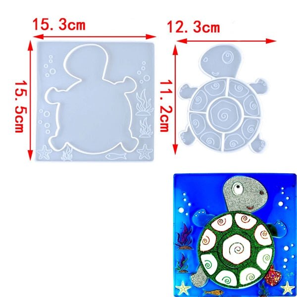 Animal Jigsaw Puzzle Resin Silicone Moulds Resin Moulds