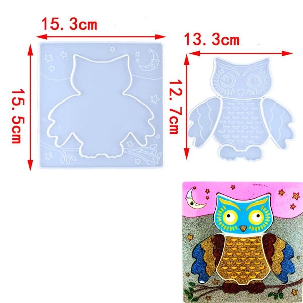 Animal Jigsaw Puzzle Resin Silicone Moulds Resin Moulds