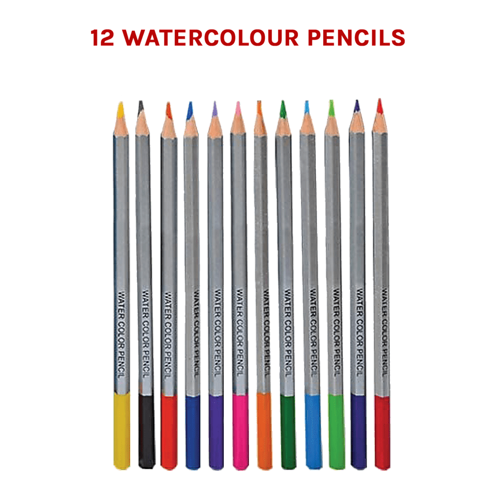 Art Sketch Pencils Oil Drawing Colouring Graphite Charcoal Pencil Set 72pcs/set & Painting Kits