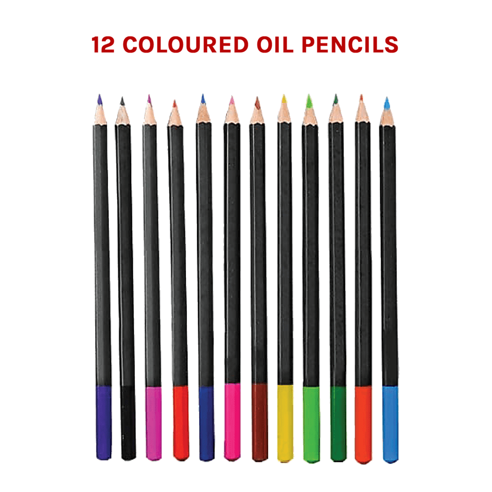 Art Sketch Pencils Oil Drawing Colouring Graphite Charcoal Pencil Set 72pcs/set & Painting Kits