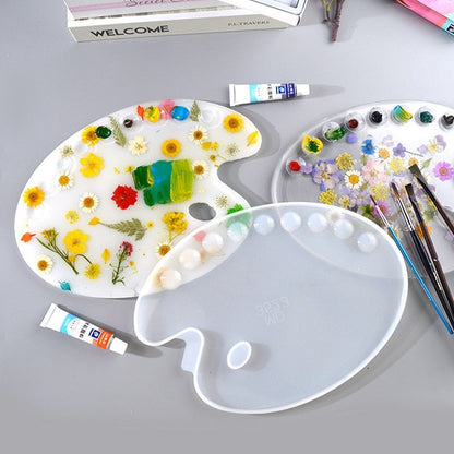 Artist Painting Palette Tray Silicone Mould Mould