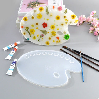 Artist Painting Palette Tray Silicone Mould Mould