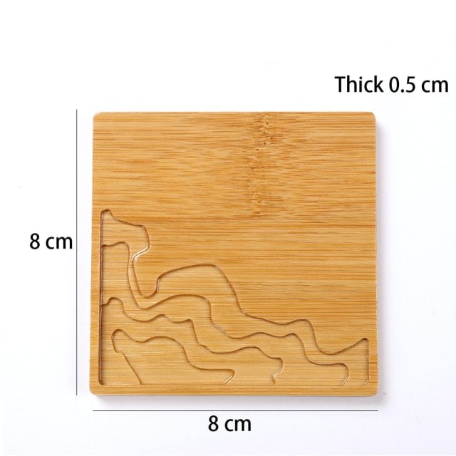 Bamboo Coaster Blanks 