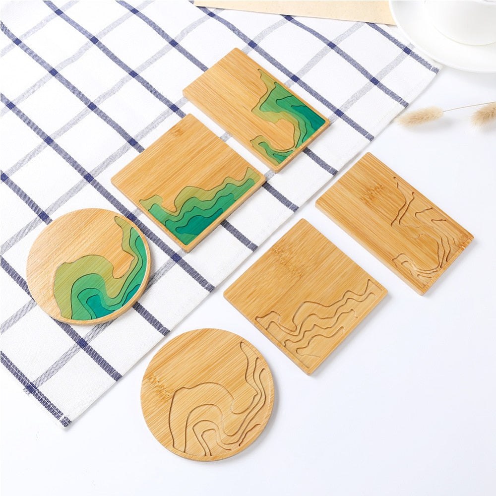 Bamboo Coaster Blanks 