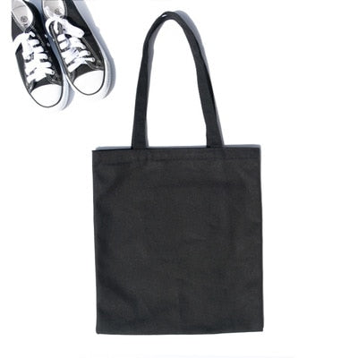 Blank Coloured Cotton Canvas Tote Shoulder Shopping Bags Blanks