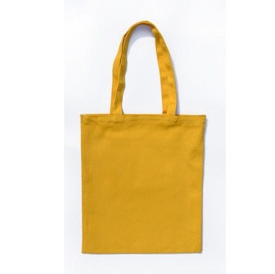 Blank Coloured Cotton Canvas Tote Shoulder Shopping Bags Blanks