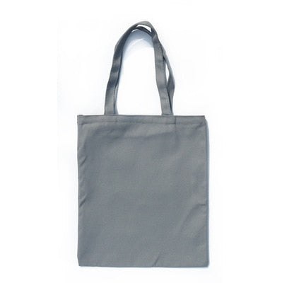 Blank Coloured Cotton Canvas Tote Shoulder Shopping Bags Blanks