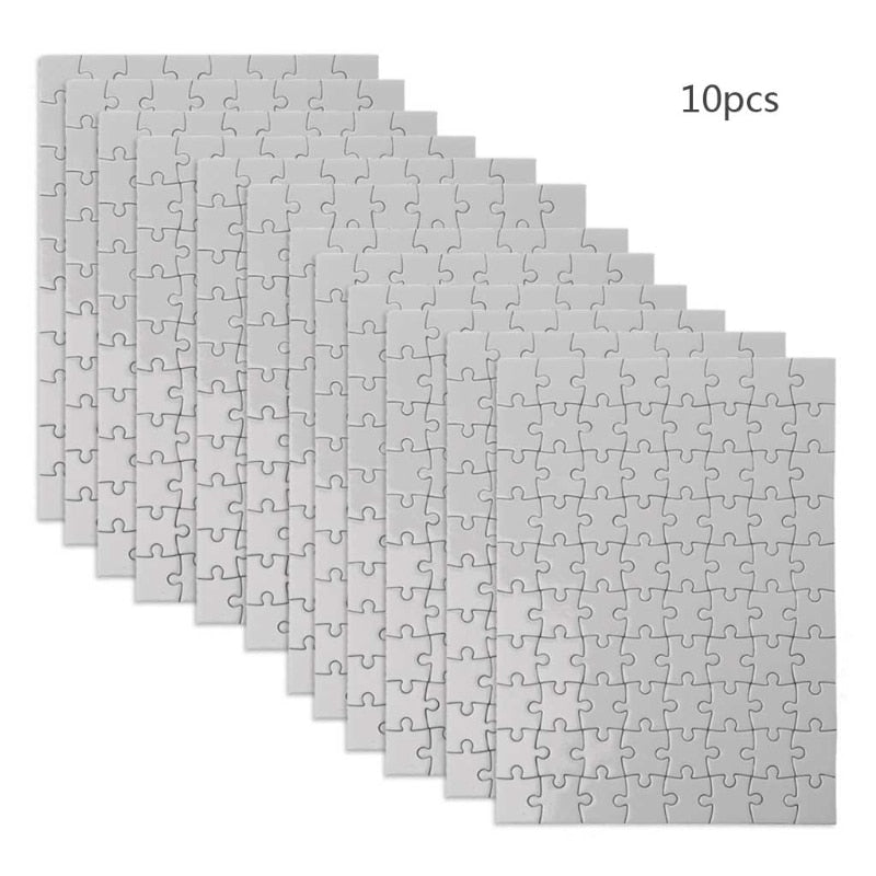 Blank Sublimation Jigsaw Blank A3 or A4 - 10 pack