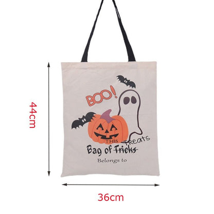 Bulk Halloween Trick Or Treat Canvas Candy Sacks Blanks