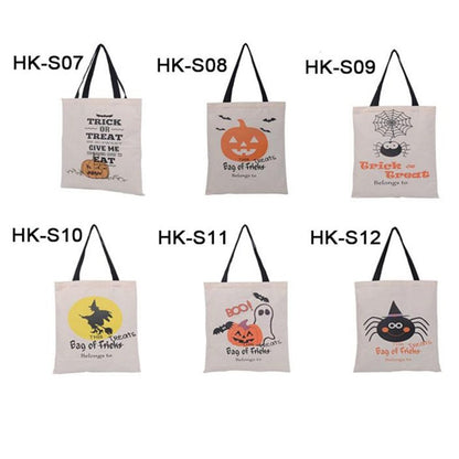 Bulk Halloween Trick Or Treat Canvas Candy Sacks Blanks