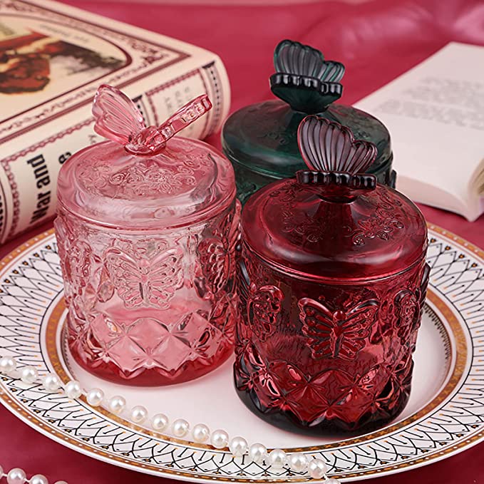 Butterfly Lid Resin Storage Jar Trinket Box Silicone Mould Resin Mould