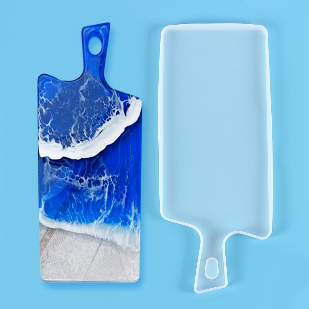 Cheese Board Epoxy Resin Silicone Mould Serving Handle Moulds