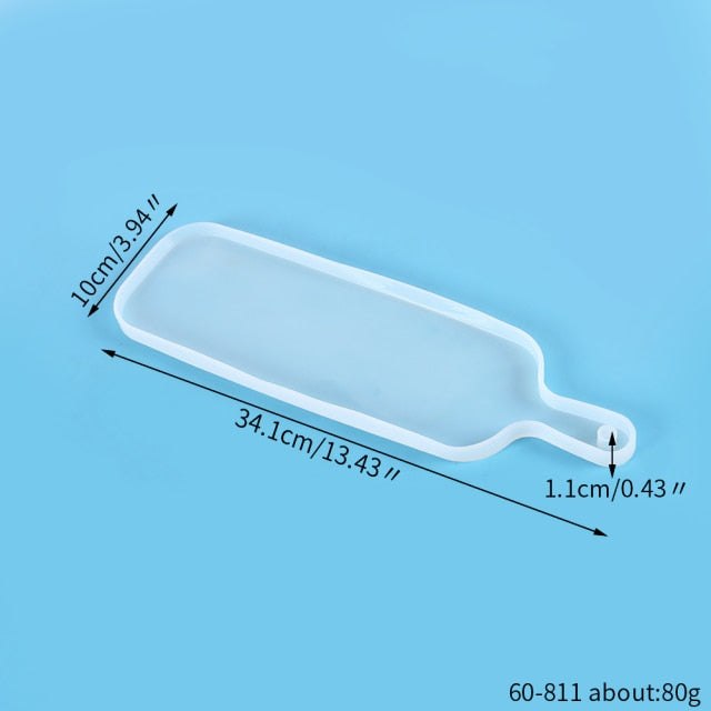 Cheese Board Epoxy Resin Silicone Mould Serving Handle Moulds