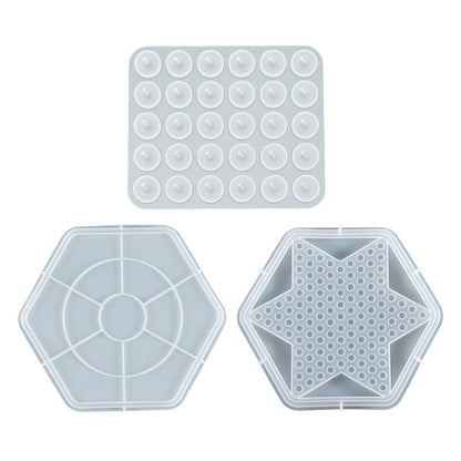 Chinese Checkers Epoxy Resin Silicone Mould Set 