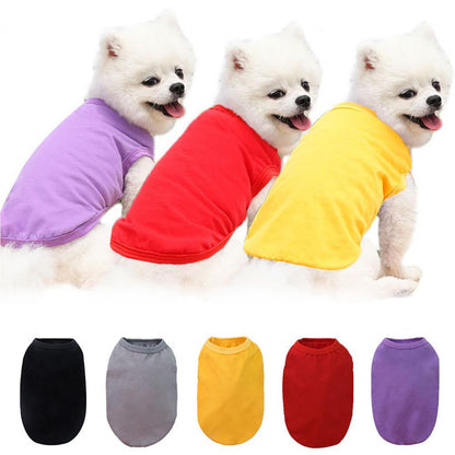 Cotton Blank Dog T-Shirts Blanks