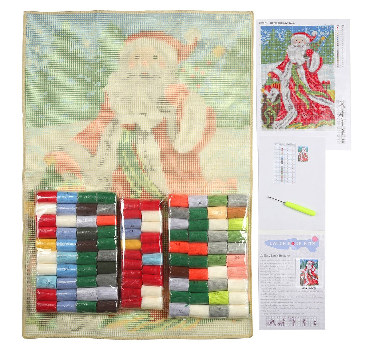 Customised Latch Hook Rug Making Kits Latch Hook Rug Kit