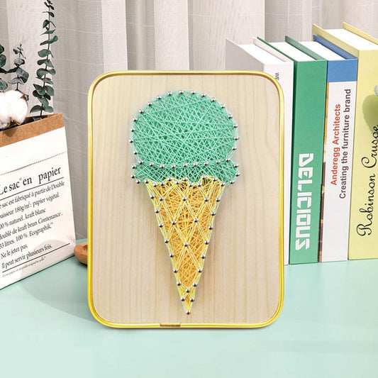 DIY 3D String Art Kit - Ice Cream Art Kit