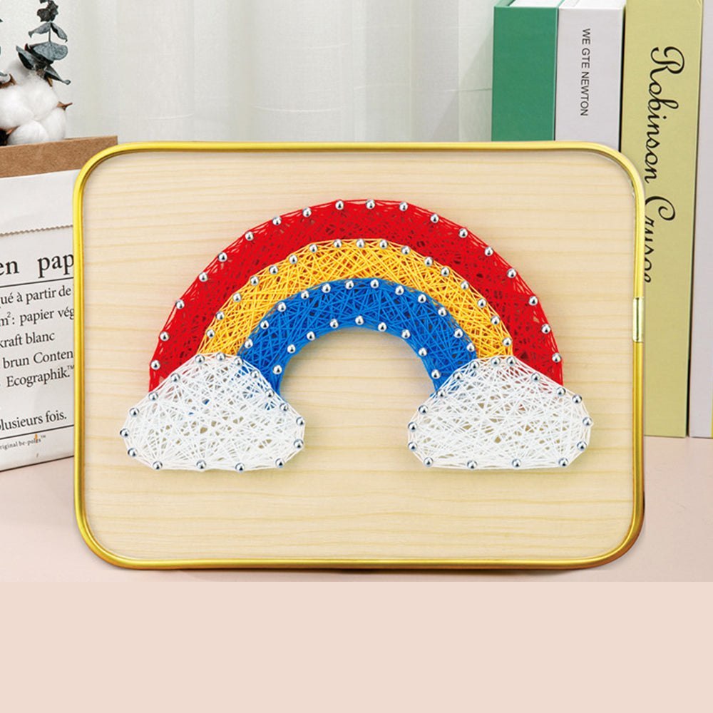 DIY 3D String Art Kit - Rainbow Art Kit