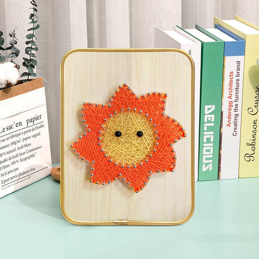 DIY 3D String Art Kit - Sun Face Art Kit