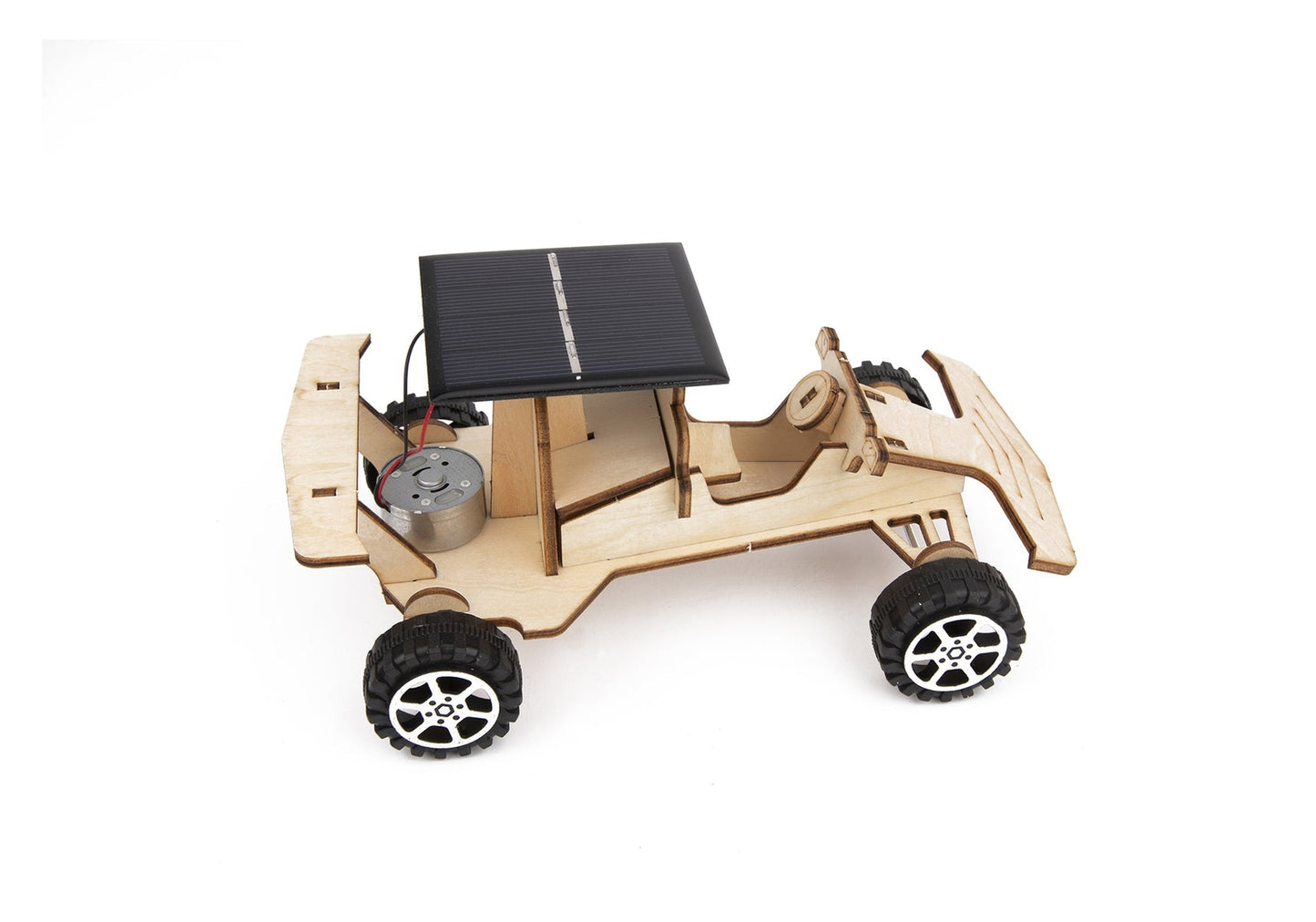 DIY WOODEN SOLAR RACING CAR SCIENCE CRAFT KIT 