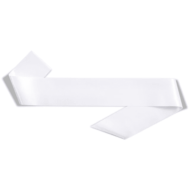 DIY Blank Hens Night Satin Sash 10pk Blanks