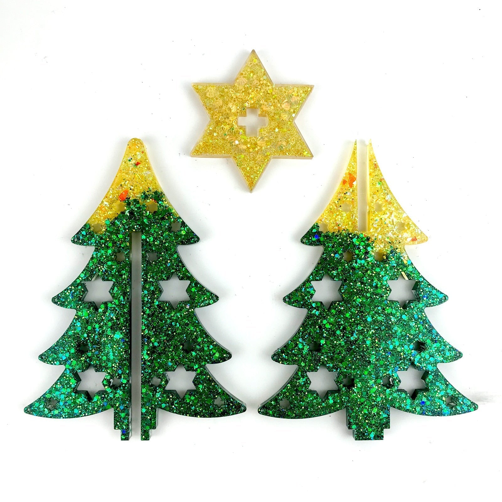 DIY Christmas Tree Decor Ornament Silicone Mould Resin Mould