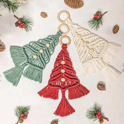 DIY Christmas Tree Macrame Kit Art Kit