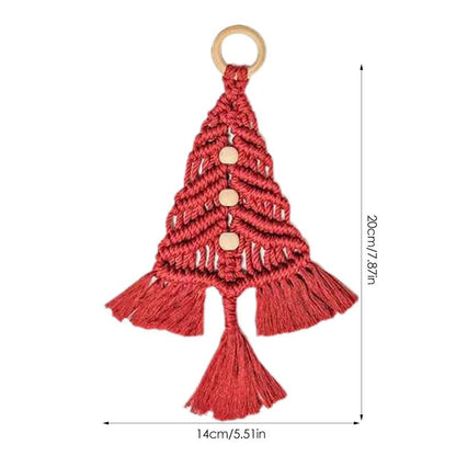 DIY Christmas Tree Macrame Kit Art Kit