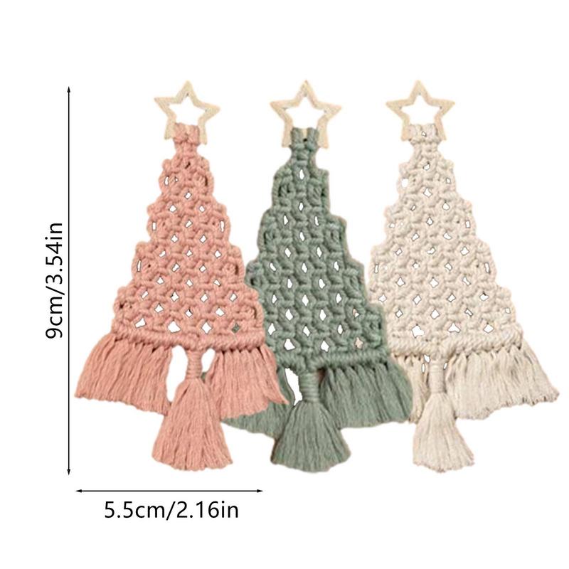 DIY Christmas Tree Ornaments Macrame Kit Art Kit