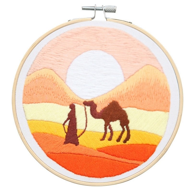 DIY Embroidery Kit - Desert Bliss Embroidery