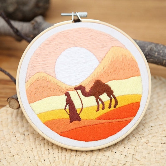 DIY Embroidery Kit - Desert Bliss Embroidery