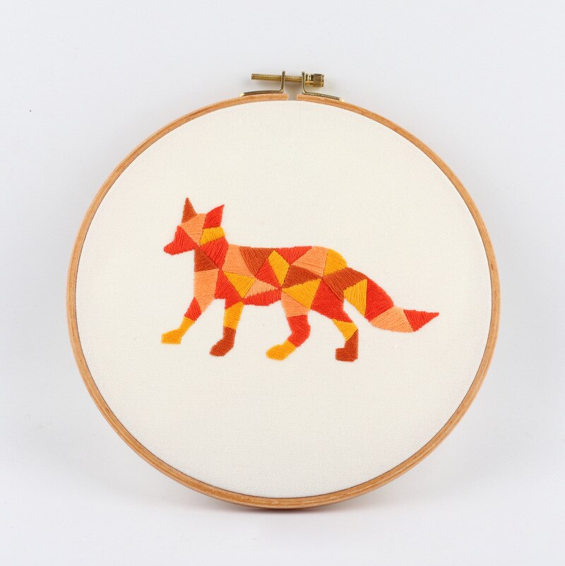 DIY Embroidery Kit - Geometric Animals Range Embroidery