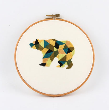 DIY Embroidery Kit - Geometric Animals Range Embroidery