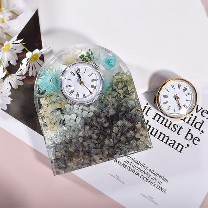 DIY Epoxy Resin Clock Ornaments Silicone Mould Kits 