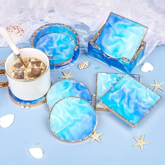 DIY Epoxy Resin Coaster Silicone Mould Set