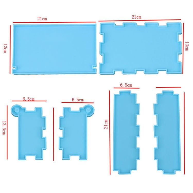 DIY Epoxy Resin Domino TIles and Storage Box Silicone Moulds Set Resin Moulds