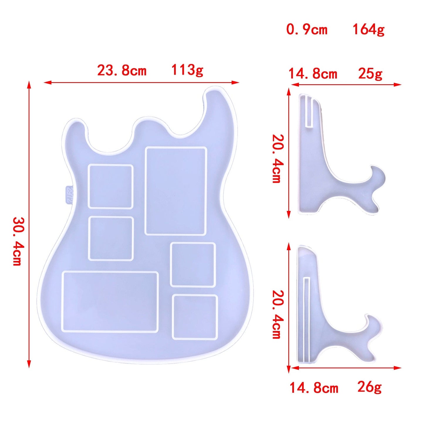 DIY Guitar Photo Frame Resin Silicone Mould 