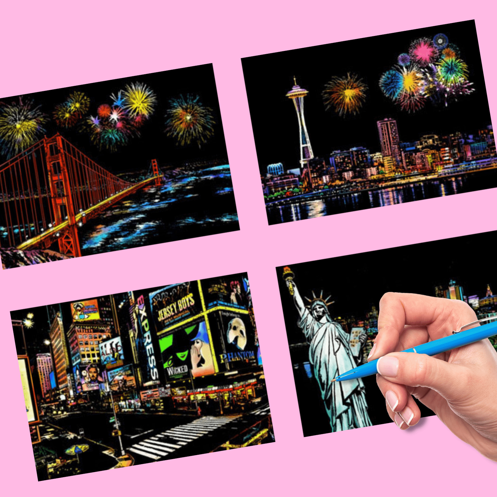 Scratch Art Painting Kits – Craft Outlet Australia