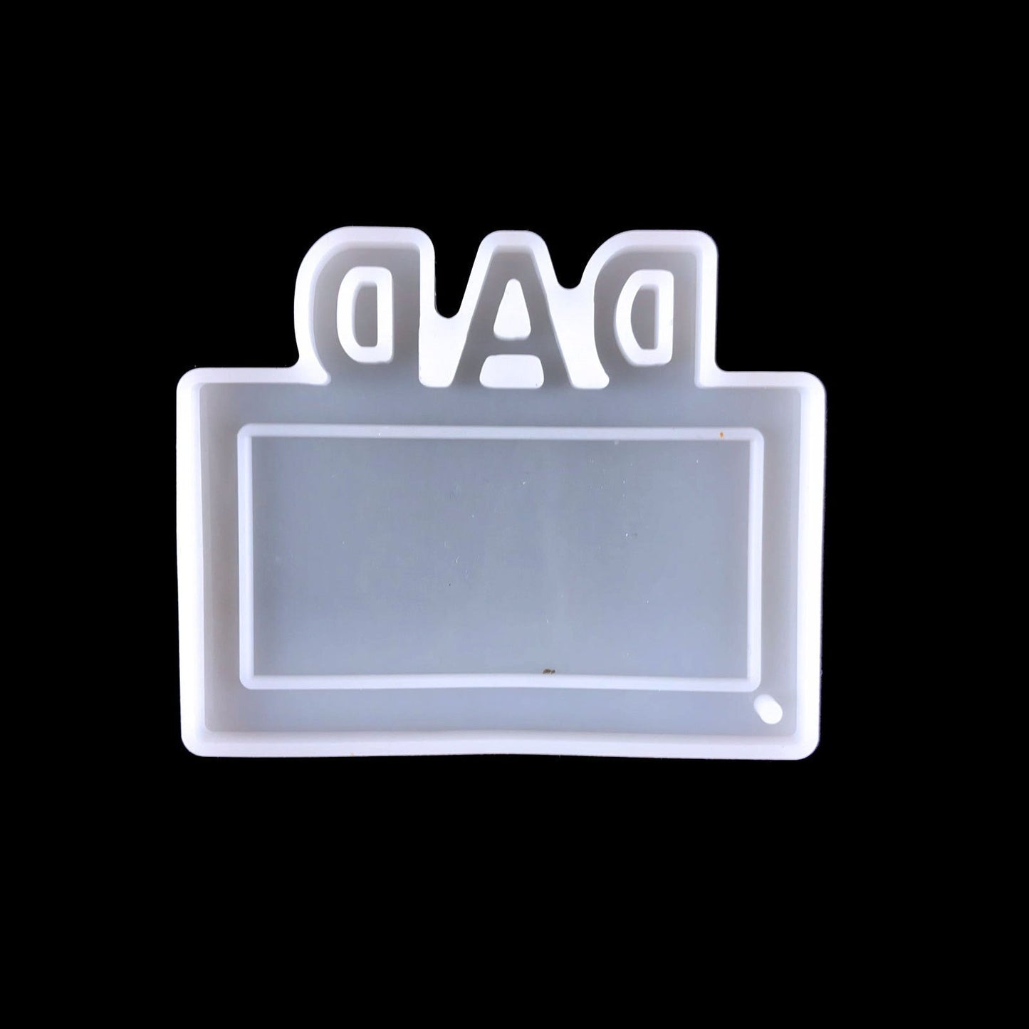 Dad Photo Frame Key Ring Silicone Mould Resin