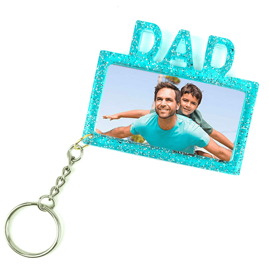 Dad Photo Frame Key Ring Silicone Mould