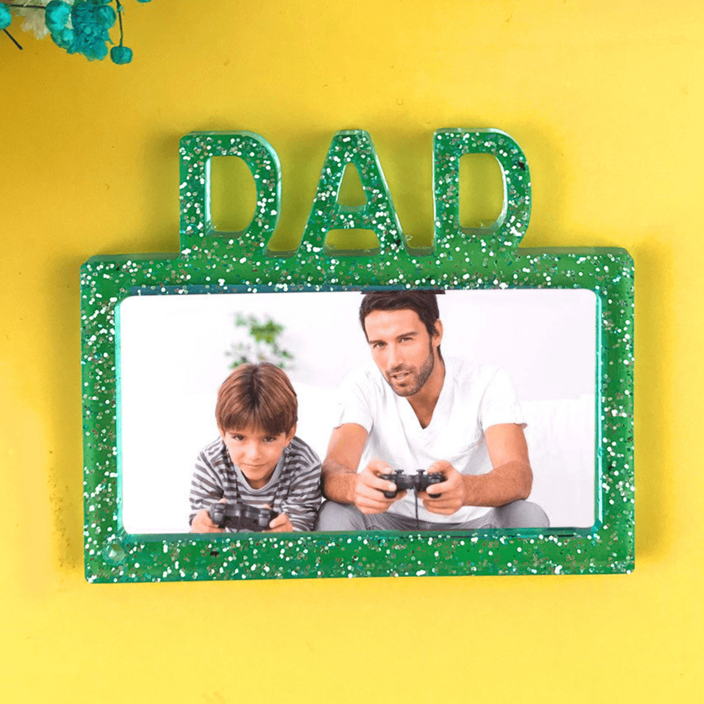 Dad Photo Frame Key Ring Silicone Mould