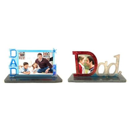 Dad Photo Frame Silicone Mould for Resin 