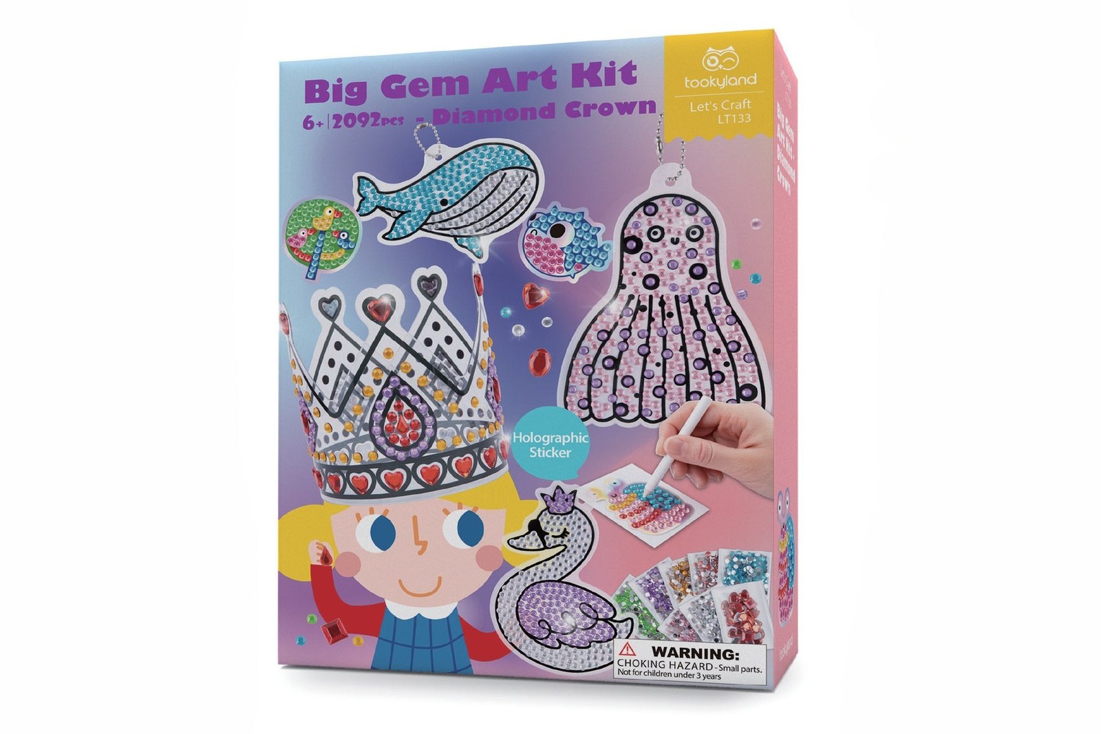 Diamond Crown - Big Gem Craft Kit Art Kit