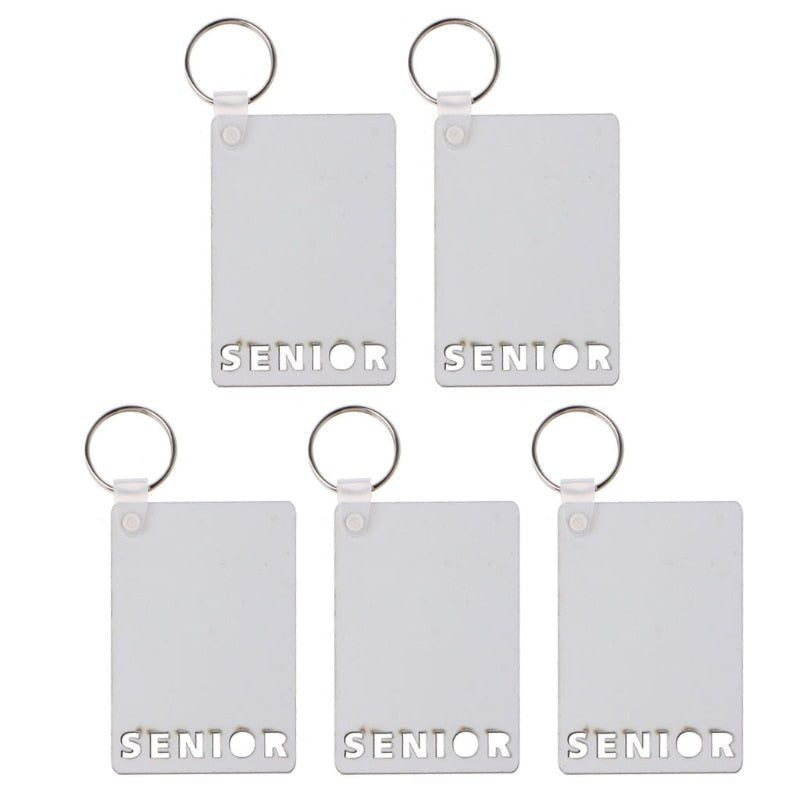 Double-Side Dye Sublimation Heat Transfer Blank Love Key Rings