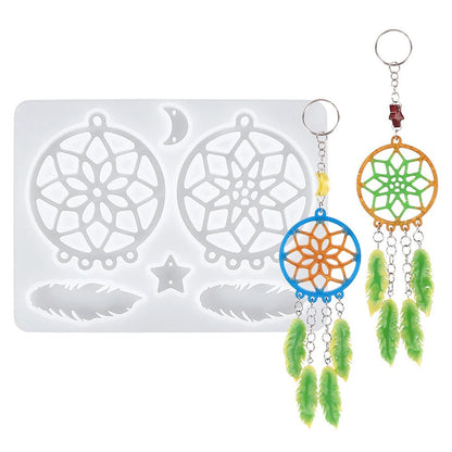 Dream Catcher Epoxy Resin Mould Key Ring Kit Resin Moulds