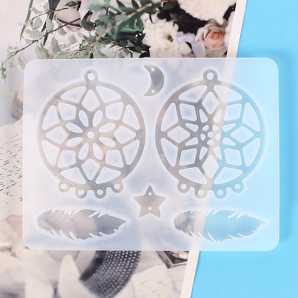 Dream Catcher Epoxy Resin Mould Key Ring Kit Resin Moulds